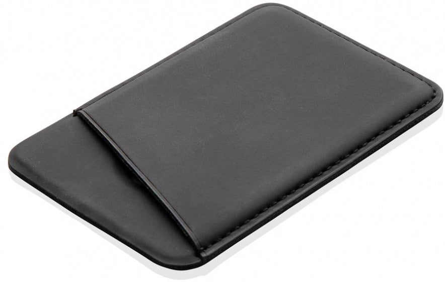 pasjeshouder magnetisch 9,5 cm polyurethaan zwart