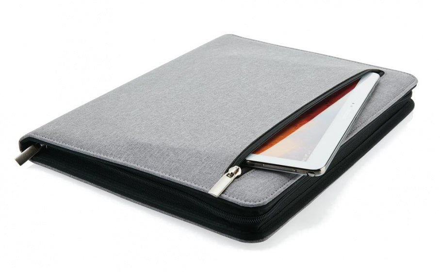 portfolio Deluxe Tech 34 x 26,5 cm PU grijs