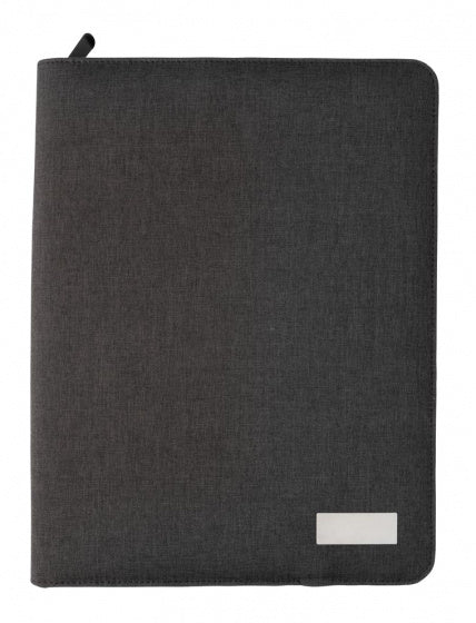 portfolio Tech powerbank 34 x 26,5 cm PU zwart