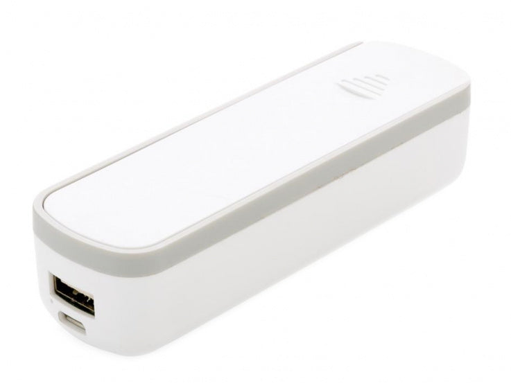 powerbank 2200 mAh 11 x 3,5 cm ABS wit