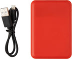 powerbank 5000 mAh 2 USB-poorten rood