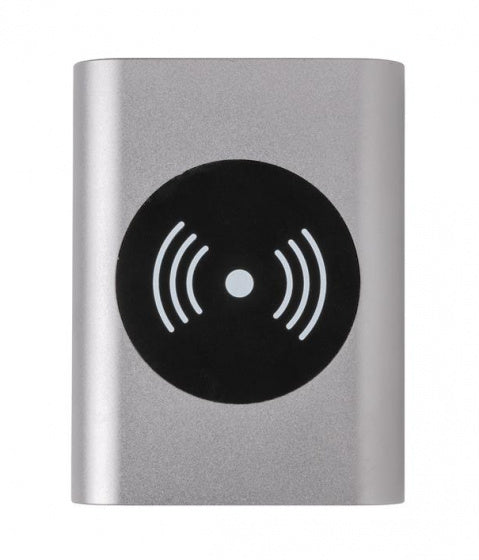 powerbank 5000 mAh 9 x 7 cm aluminium zilver