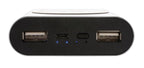 powerbank 5000 mAh 9 x 7 cm aluminium zilver