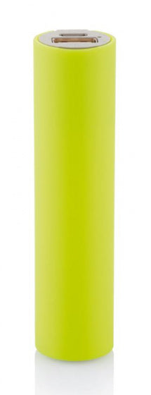 powerbank Compact 2200 mAh 10 cm ABS lime/grijs