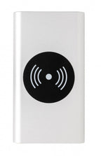 Xd collection Powerbank draadloos 10.000 mAh 12,5 cm alu zilver