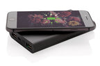 powerbank draadloos 10.000 mAh 12,5 cm alu zwart