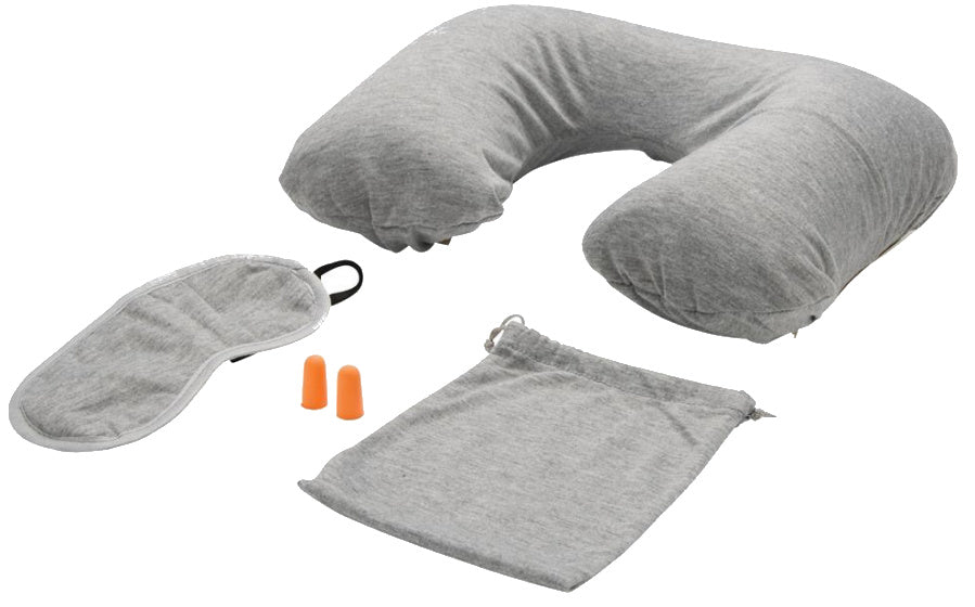 reisset polyester grijs 4-delig