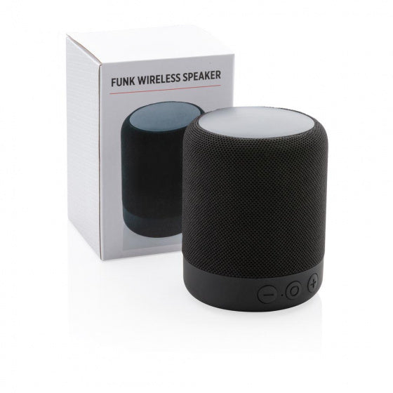 speaker Funk bleutooth 11,8 cm ABS zwart