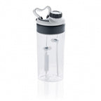 sportfles met bluetooth oortjes 500 ml ABS wit