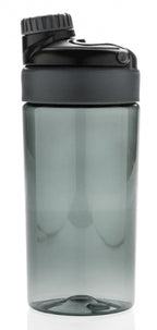 sportfles met bluetooth oortjes 500 ml antraciet