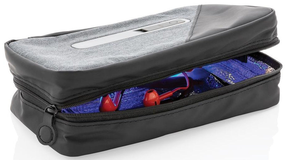 desinfectie etui 11,5x7x21,5cm polyester grijs