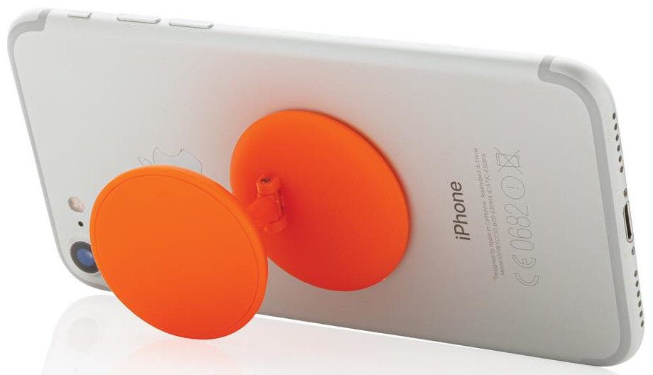 telefoonbutton Stick 'n Hold polypropyleen oranje