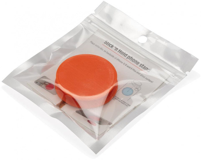 telefoonbutton Stick 'n Hold polypropyleen oranje