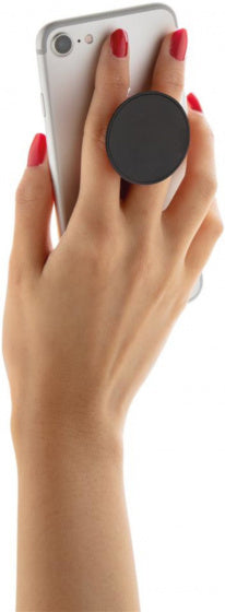 telefoonbutton Stick 'n Hold polypropyleen zwart