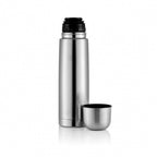 thermosfles 0,5 liter 25,3 cm RVS/PP zilver