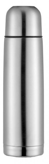 thermosfles 0,5 liter 25,3 cm RVS/PP zilver
