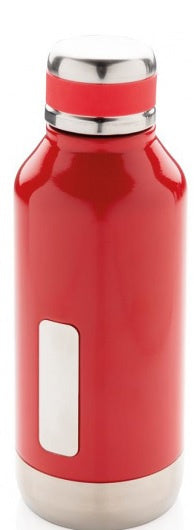thermosfles 20 cm 0,5 liter RVS rood