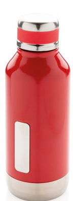 thermosfles 20 cm 0,5 liter RVS rood