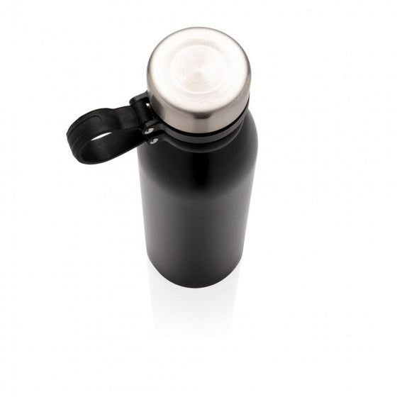 thermosfles 25,5 cm 0.5 liter RVS zwart