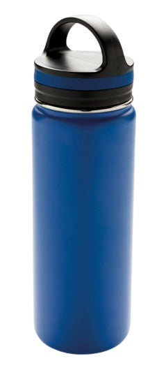 thermosfles 25 cm 0,5 liter RVS blauw