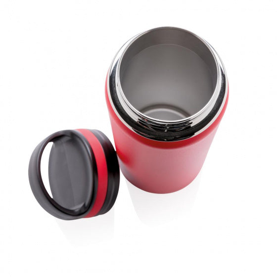 thermosfles 25 cm 0,5 liter RVS rood