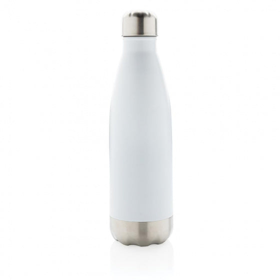 thermosfles 500 ml RVS wit