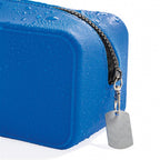 toilettas lekvrij 2 liter 19 cm siliconen blauw