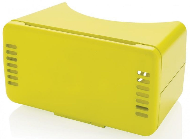 virtual reality-bril 14 x 19,5 cm ABS limegroen