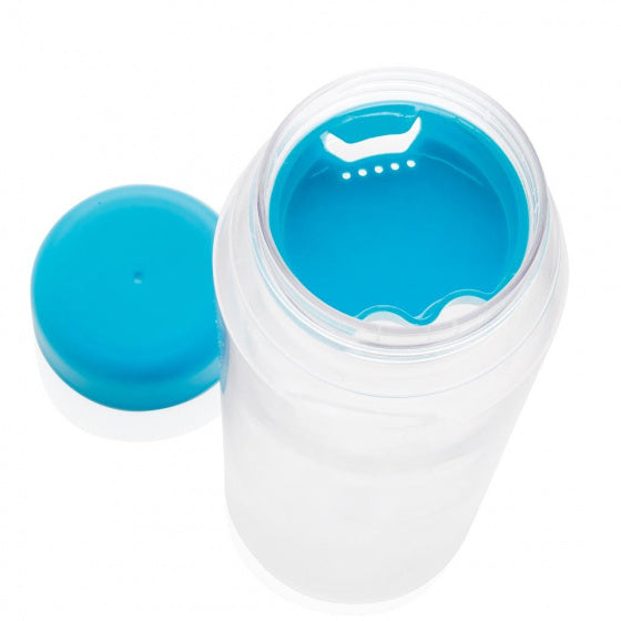 waterfles met infuser 500 ml polypropyleen blauw