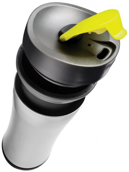 thermosbeker Boom 0,25l polypropyleen grijs/geel