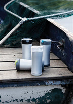 thermosbeker Boom 0,25l polypropyleen grijs/geel