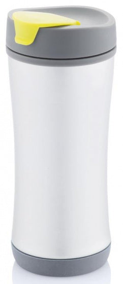 thermosbeker Boom 0,25l polypropyleen grijs/geel