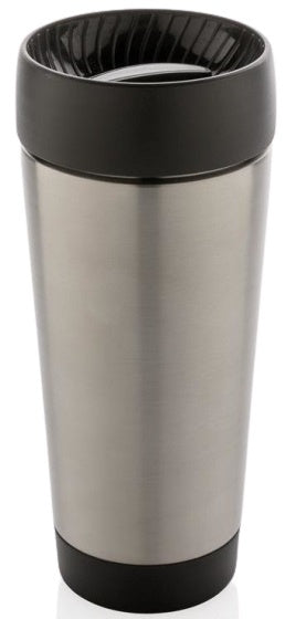 thermosbeker 0,5 liter RVS/polypropyleen zilver