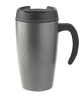 thermosbeker Urban 0,4 liter RVS grijs/zwart