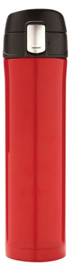 thermosfles 0,5 liter 25 cm RVS/polypropyleen rood