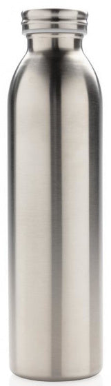 thermosfles 0,6 liter 26 x 6,5 cm RVS/koper zilver