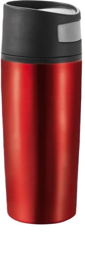 thermosfles Auto 0,3 liter polypropyleen/RVS rood