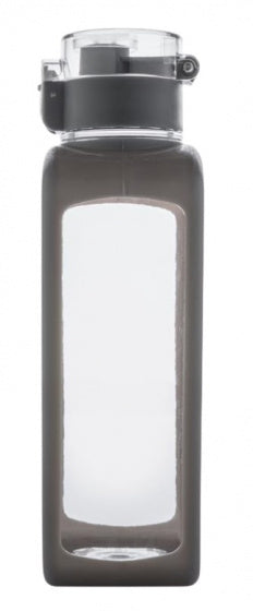 drinkfles met slot 600 ml siliconen transparant