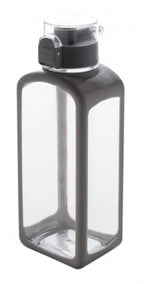 drinkfles met slot 600 ml siliconen transparant