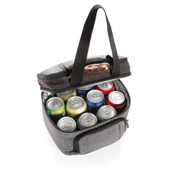 koeltas Fargo 20 x 26 cm polyester grijs