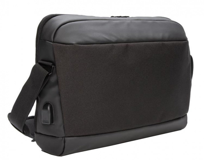 laptoptas 12 liter polyester zwart