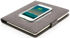 notitieboek met wireless oplader A5 papier grijs