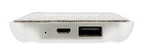 powerbank Vogue draadloos 5000 mAh ABS zilver