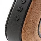 speaker Baia bluetooth 5W 15 cm kurk zwart/bruin