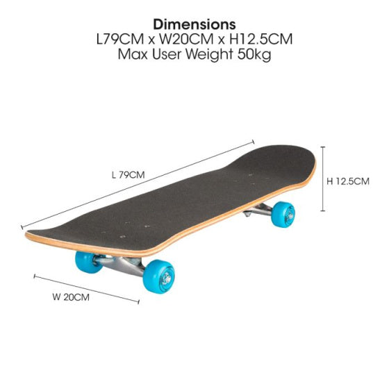 Doublekick Chompers skateboard 79 cm