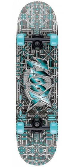 Xootz Skateboard Double Kick 79 cm Industrial grijs blauw