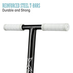 Stuntstep Junior Voetrem Zwart Wit