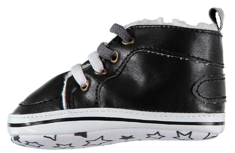 babyschoenen jongens kunstleer zwart maat 16/17