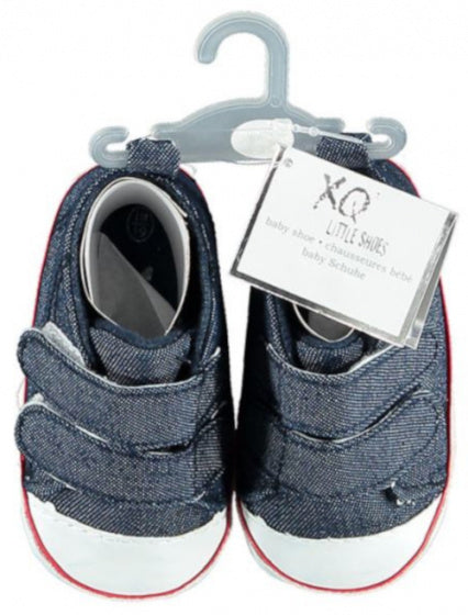 babyschoenen junior canvas donkerblauw maat 18/19