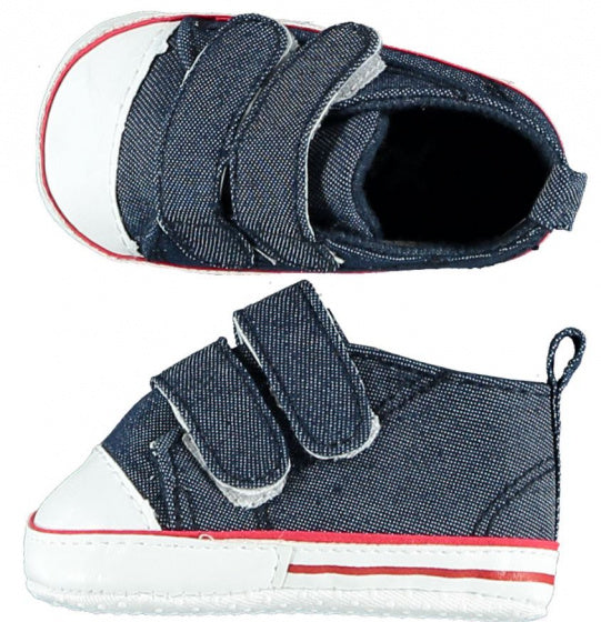 babyschoenen junior canvas donkerblauw maat 18/19